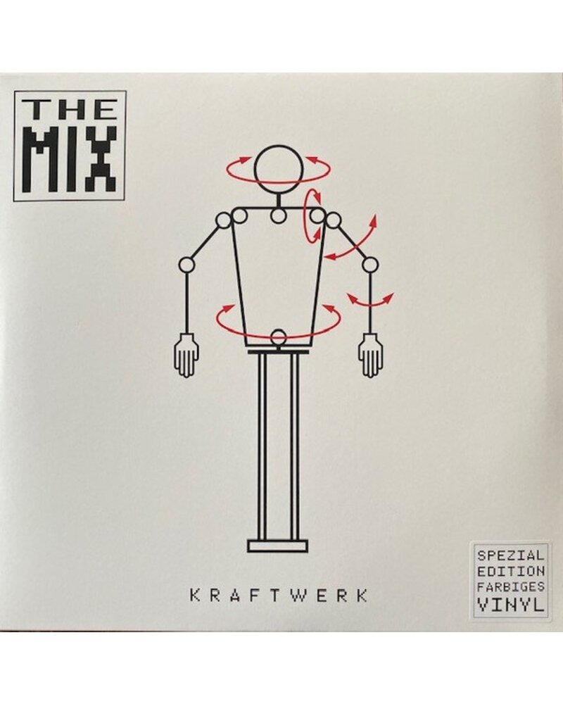 Kraftwerk — The Mix-COLOURED 2LP GERMAN — viršelis