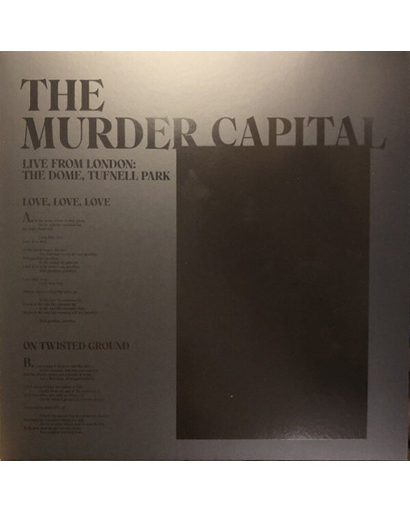 The Murder Capital – Live From London 12" RSD 2020 — viršelis