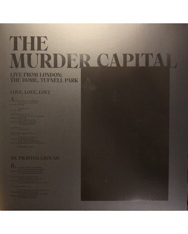 MURDER CAPITAL: LIVE FROM LONDON 12in RSD 2020