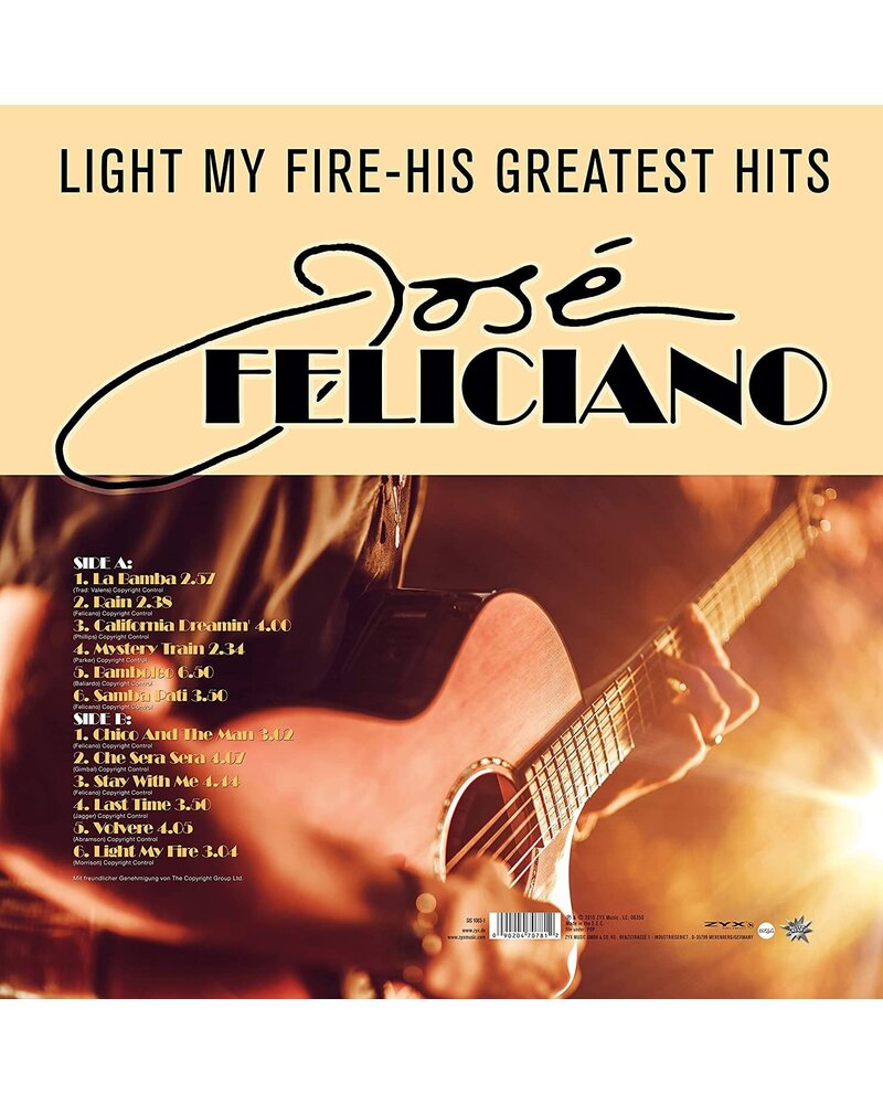 Jose Feliciano – Light My Fire (LP) — viršelis