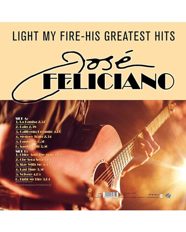 FELICIANO JOSE: LIGHT MY FIRE HIS GREATEST HITS LP