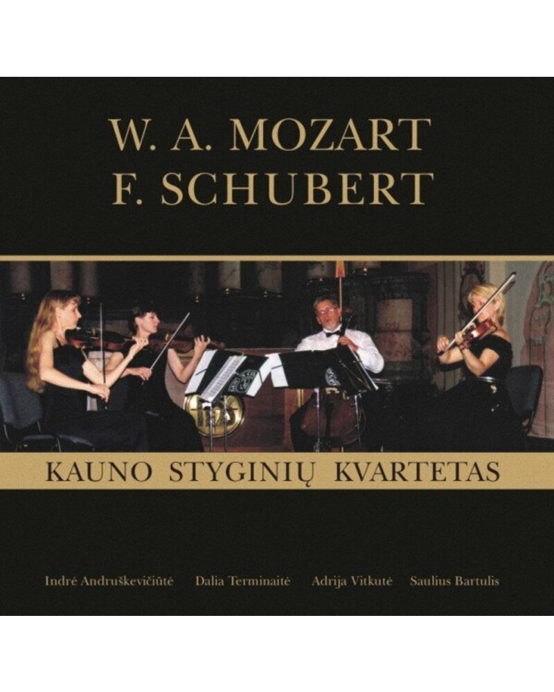 Kauno Styginių Kvartetas – Mozart, Schubert (CD) — viršelis