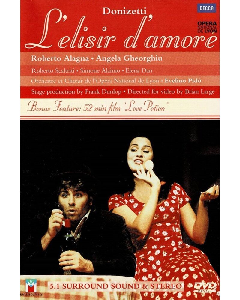 Donizetti – L'Elisir d'Amore (DVD) — viršelis