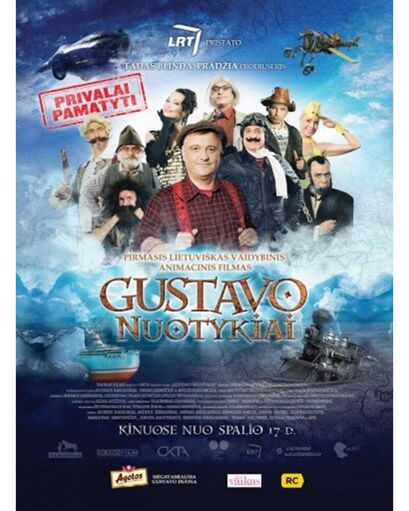 Filmas – Gustavo Nuotykiai (DVD) — viršelis