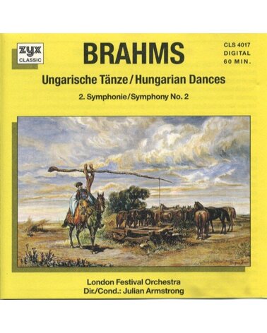 BRAHMS JOHANNES: HUNGARIAN DANCES, SYMPHONY NO.2 CD