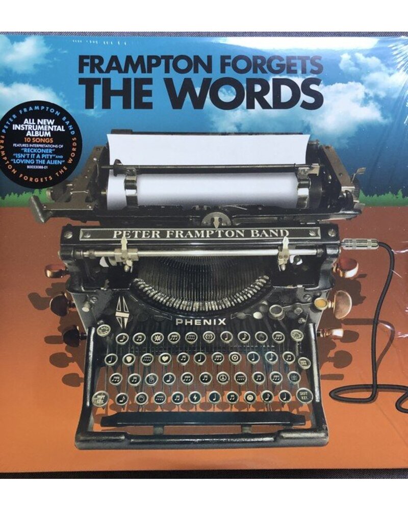 FRAMPTON BAND PETER — FRAMPTON FORGETS THE WORDS 2LP — viršelis
