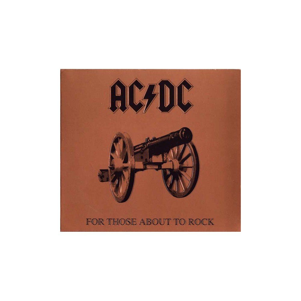 AC/DC – For Those About To Rock (CD) — viršelis