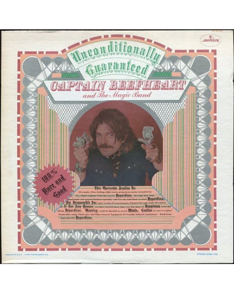 Captain Beefheart & The Magic Band: Unconditionally Guaranteed LP RSD 2021 — LP viršelis