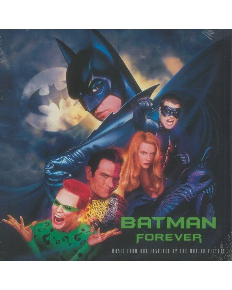 VARIOUS: BATMAN FOREVER (ORIGINAL MUSIC FROM THE MOTION PICTURE)-COLOURED 2LP — Vinilas viršelis