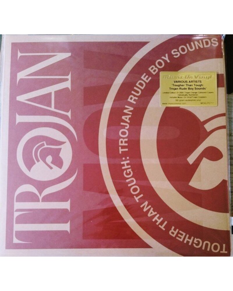 VARIOUS: TOUGHER THAN TOUGH - TROJAN RUDE BOY SOUNDS-COLOURED 2LP — Vinilas viršelis