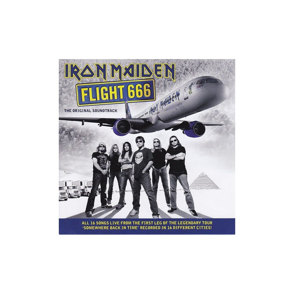 IRON MAIDEN: FLIGHT 666 - THE ORIGINAL SOUNDTRACK 2CD — CD viršelis