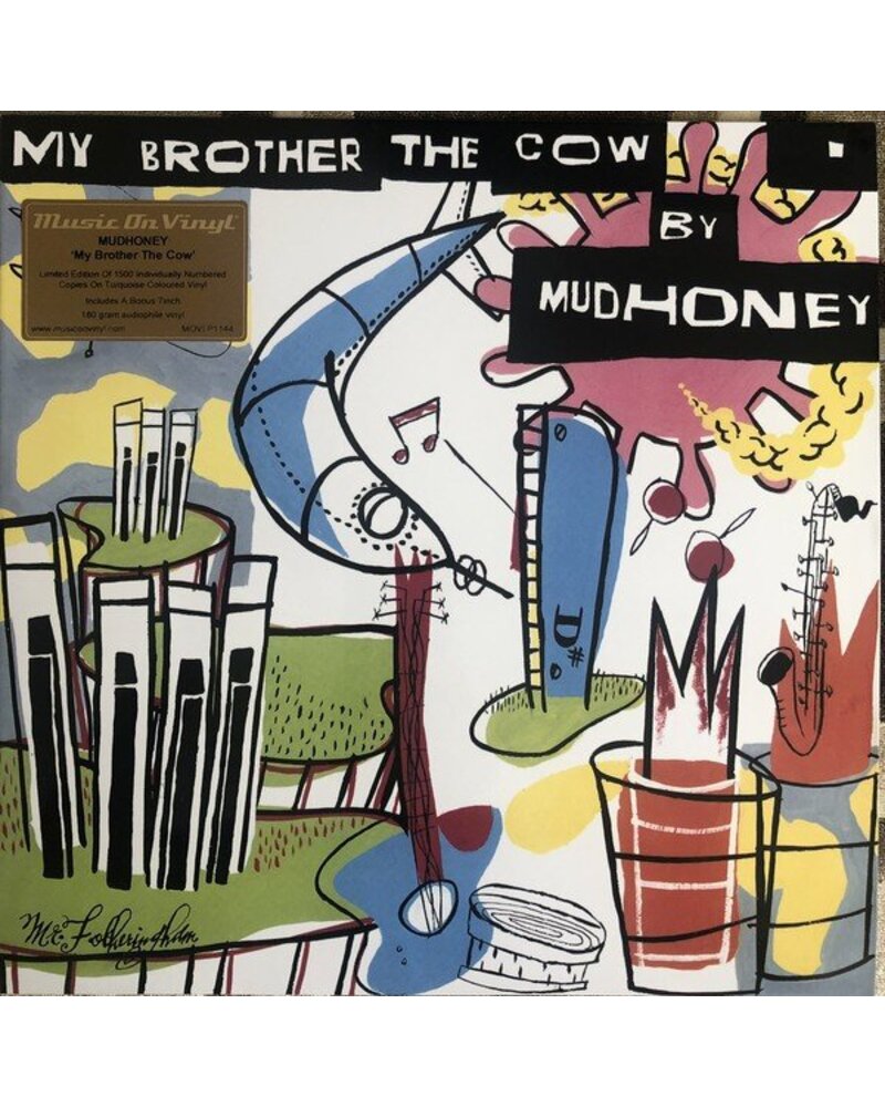 MUDHONEY: MY BROTHER THE COW -COLOURED- LP/7in — Vinilas viršelis