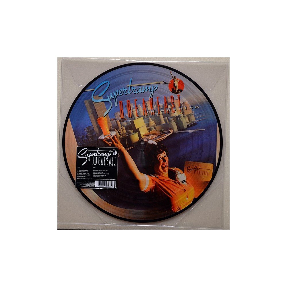 SUPERTRAMP: BREAKFAST IN AMERICA LP — Vinilas viršelis