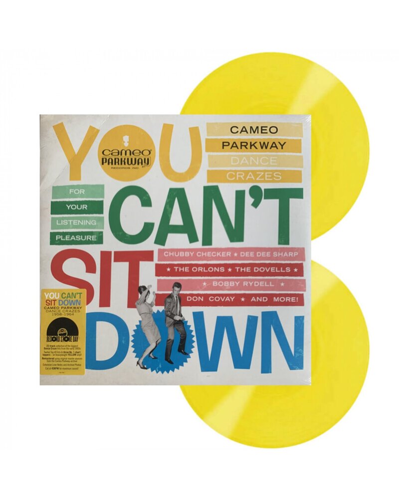 VARIOUS ARTISTS: YOU CAN'T SIT DOWN- CAMEO PARKWAY DANCE CRAZES (1958-1964) 2LP RSD 2021 — LP viršelis