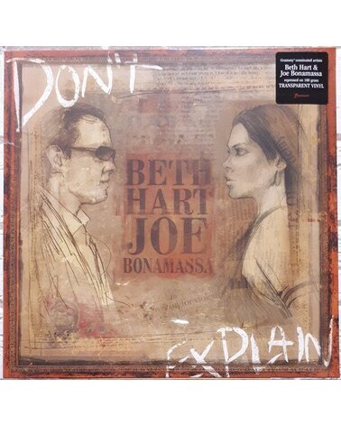 HART BETH & JOE BONAMASSA: DON'T EXPLAIN COLOURED LP