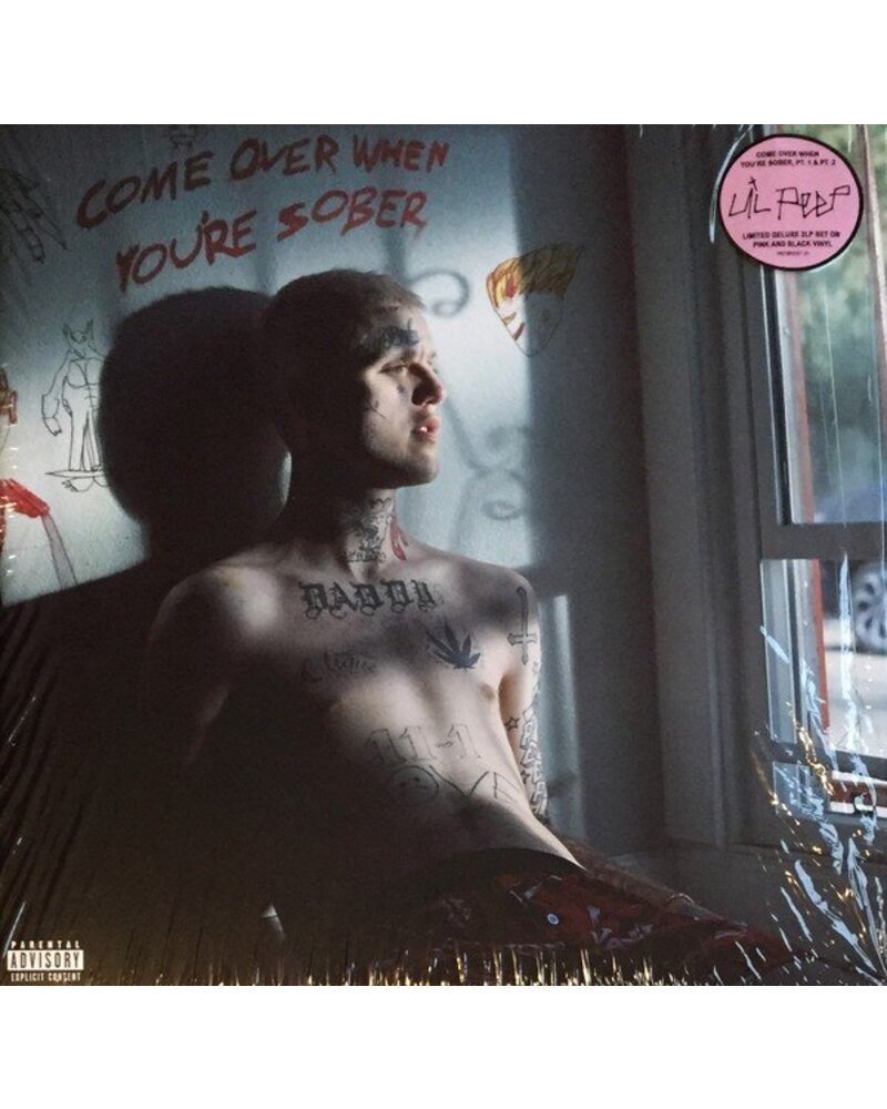LIL PEEP: COME OVER WHEN YOU'RE SOBER, PT. 1 & PT. 2 2LP — Vinilas viršelis
