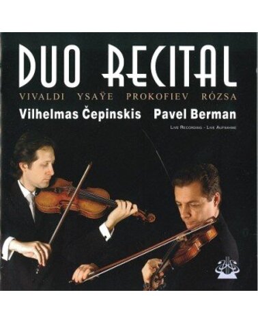 ČEPINSKIS/ BERMAN: DUO RECITAL CD