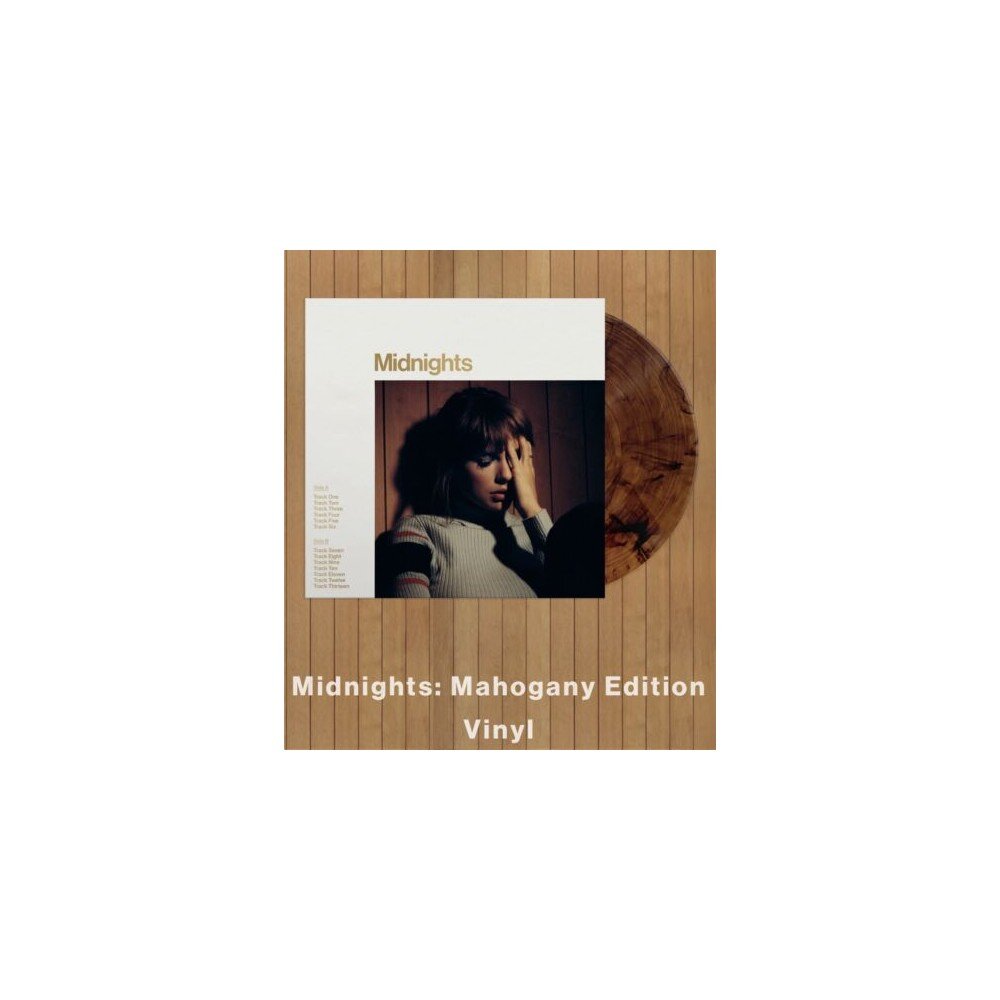 Taylor Swift – Midnights Mahogany Edition (LP) — viršelis