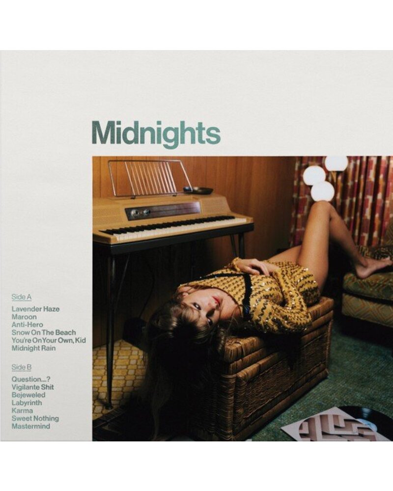 SWIFT TAYLOR: MIDNIGHTS JADE GREEN EDITION LP — LP viršelis