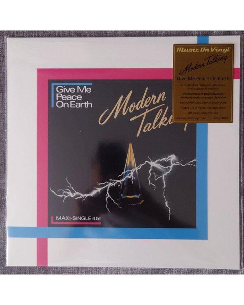 Modern Talking – Give Me Peace On Earth (12") — viršelis