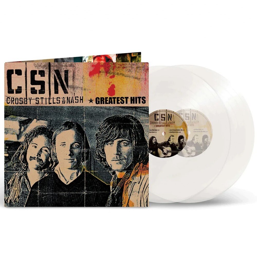 Crosby, Stills & Nash – Greatest Hits (Coloured 2 LP) — viršelis