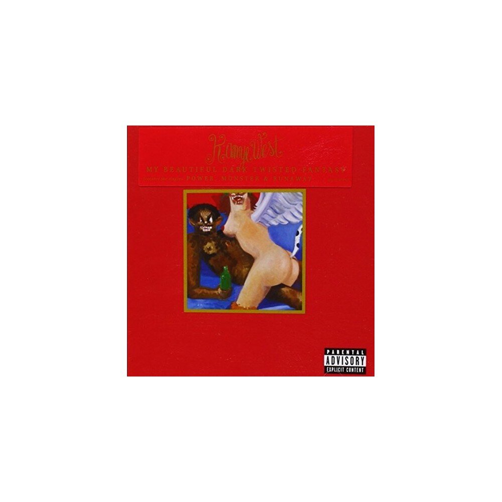 Kanye West – My Beautiful Dark Twisted Fantasy (CD) — viršelis