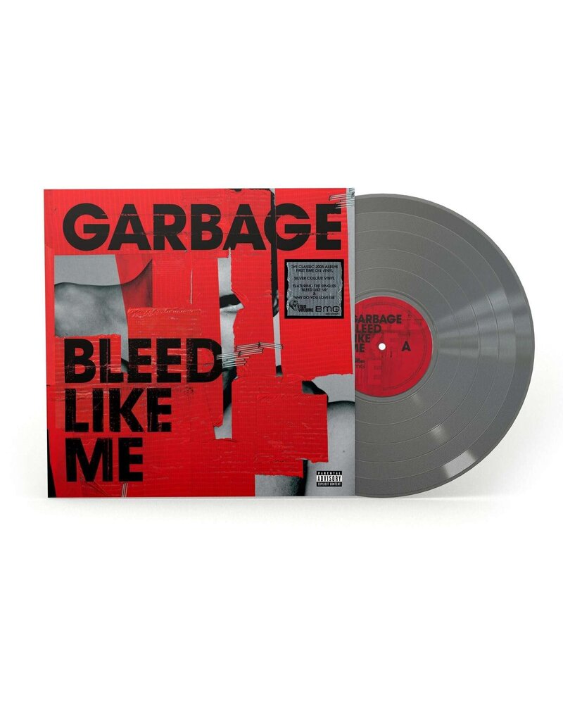 Garbage – Bleed Like Me (sidabrinė vinilo plokštelė) — viršelis