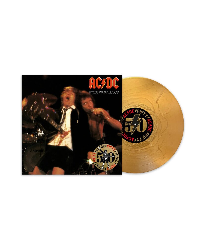 AC/DC: LET THERE BE ROCK (50TH ANNIVERSARY GOLD COLOR VINYL) LP — Vinilas viršelis