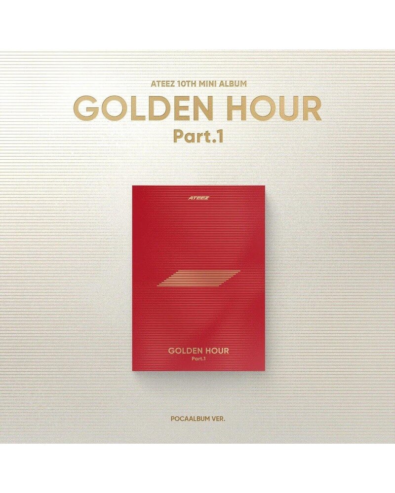 ATEEZ: 10th Mini Album [GOLDEN HOUR : Part.1] (POCAALBUM Ver.) (K-POP) — CD viršelis