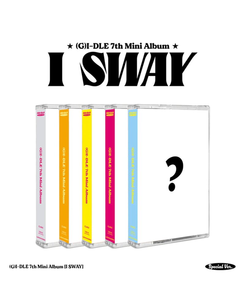 (G)I-DLE – I Sway (7-asis mini albumas, kasetė, K-pop) — viršelis