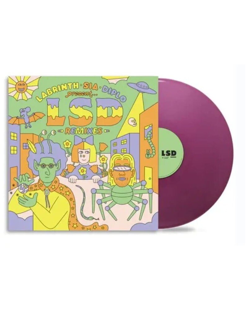 LSD – Present LSD (Remixes) (spalvota LP) — viršelis