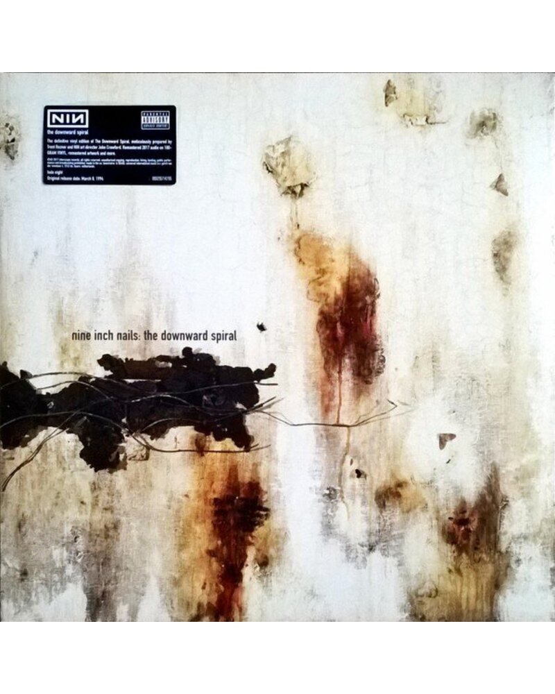 NINE INCH NAILS: DOWNWARD SPIRAL 2LP — LP viršelis
