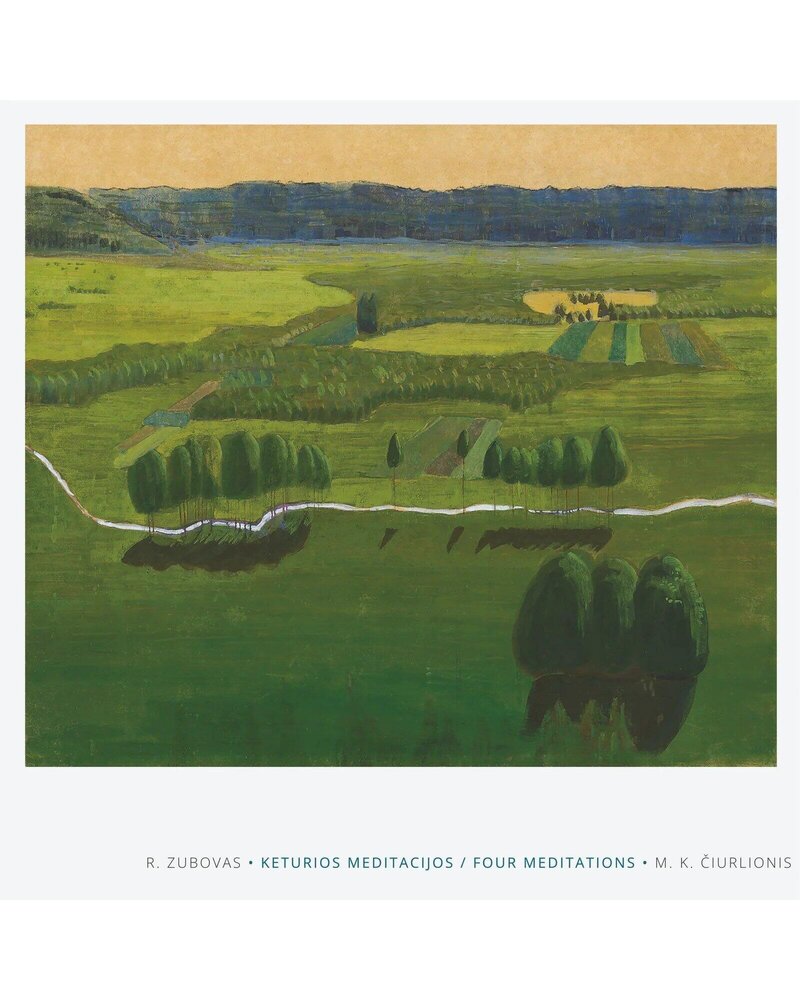 Čiurlionis M.K. — Rokas Zubovas- Keturios Meditacijos 2LP — viršelis