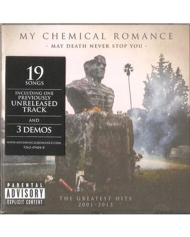 MY CHEMICAL ROMANCE: MAY DEATH NEVER STOP YOU  GREATEST HITS CD