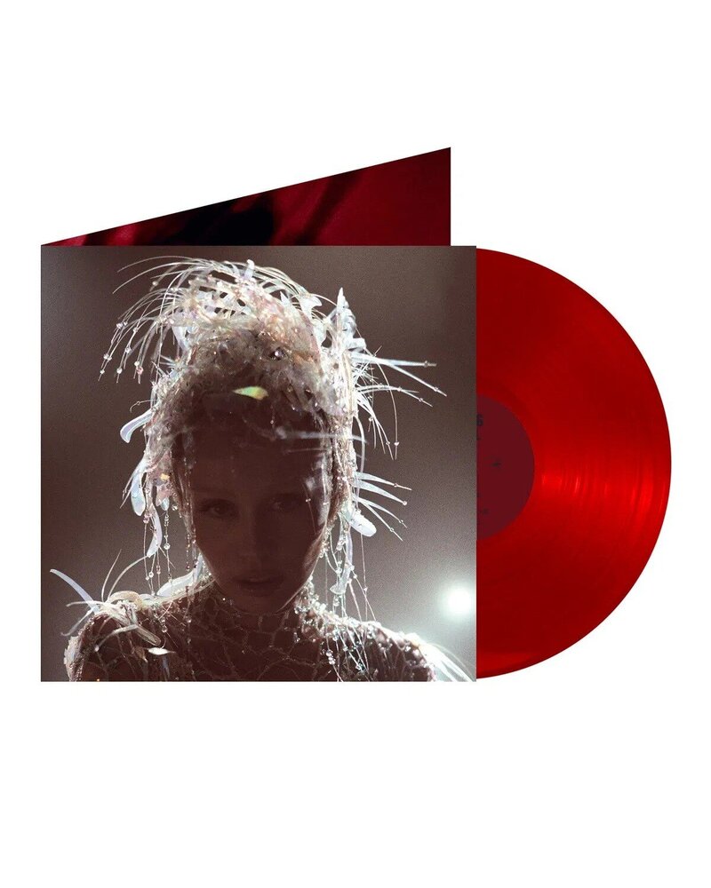 Cyrus Miley: Something Beautiful TRANSPARENT RED LP — LP viršelis