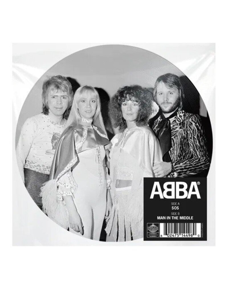 ABBA – SOS / Man In The Middle (paveikslėlinis 7" singlas) — viršelis
