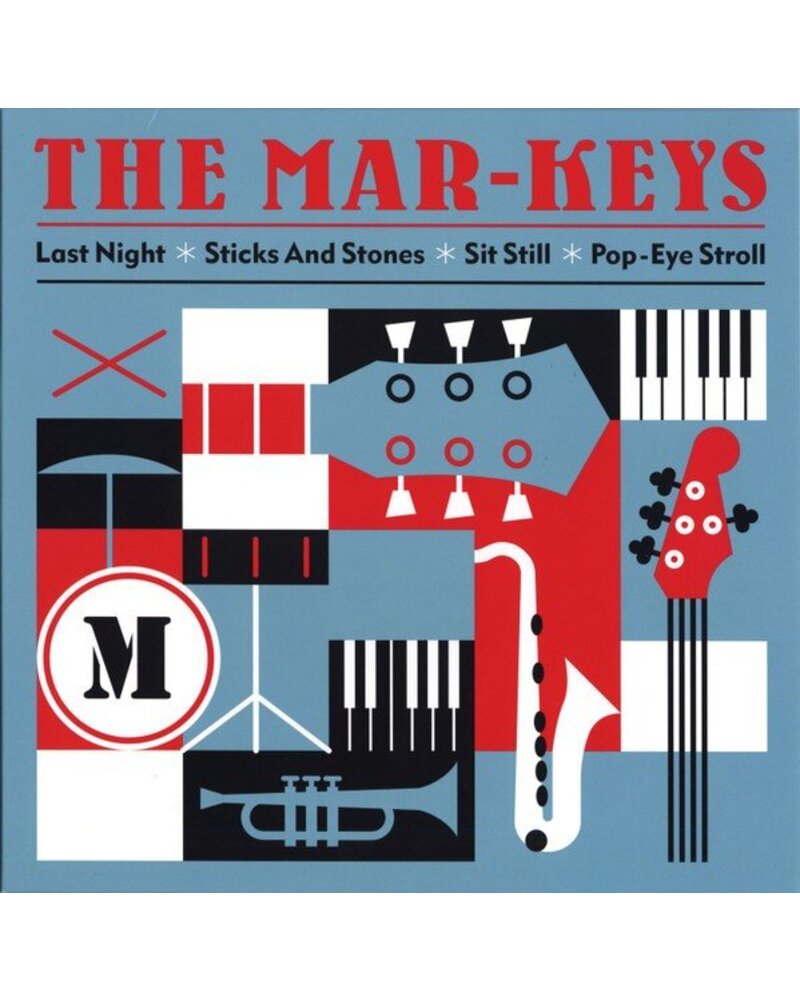 The Mar-Keys – Last Night / Sticks And Stones (7" singlas) — viršelis