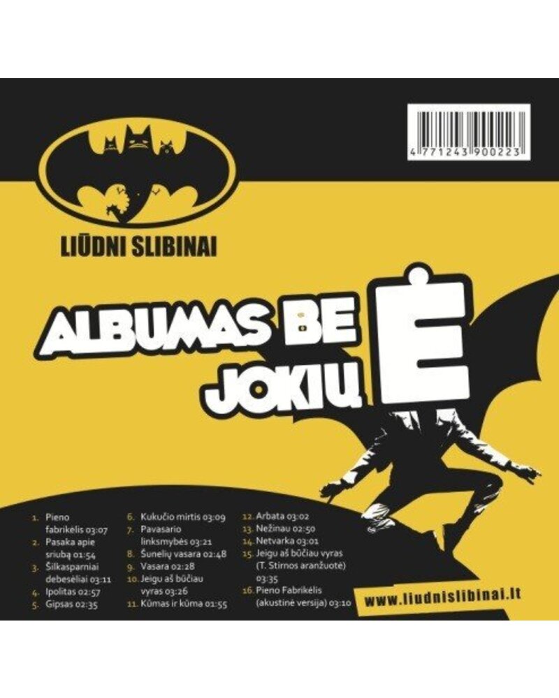 Liūdni Slibinai – Albumas Be Jokiu E (CD) — viršelis