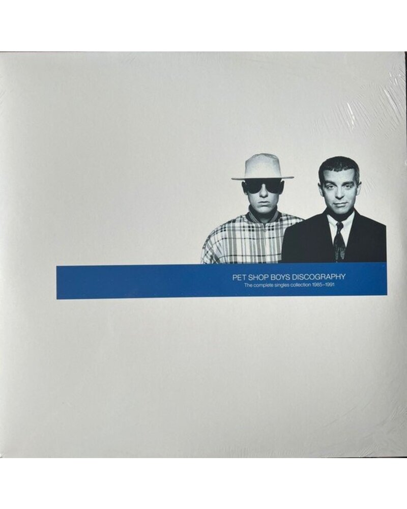 PET SHOP BOYS: DISCOGRAPHY (THE COMPLETE SINGLES COLLECTION 1985-1991) 2LP — LP viršelis