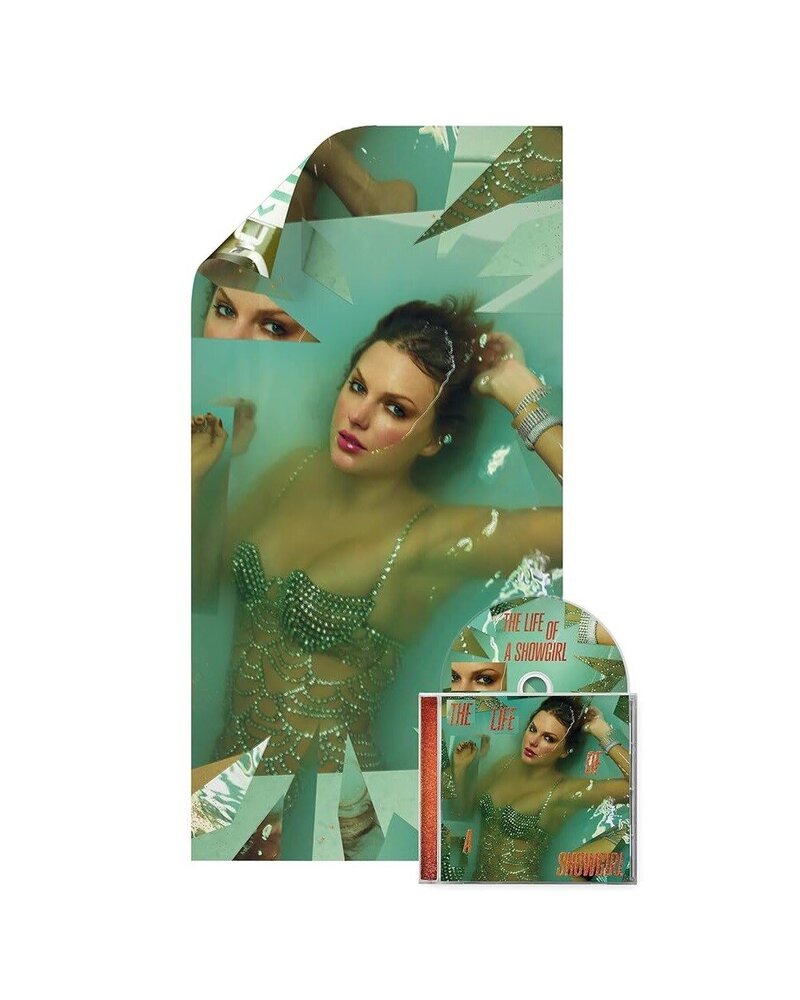 Taylor Swift – The Life Of A Showgirl (CD) — viršelis