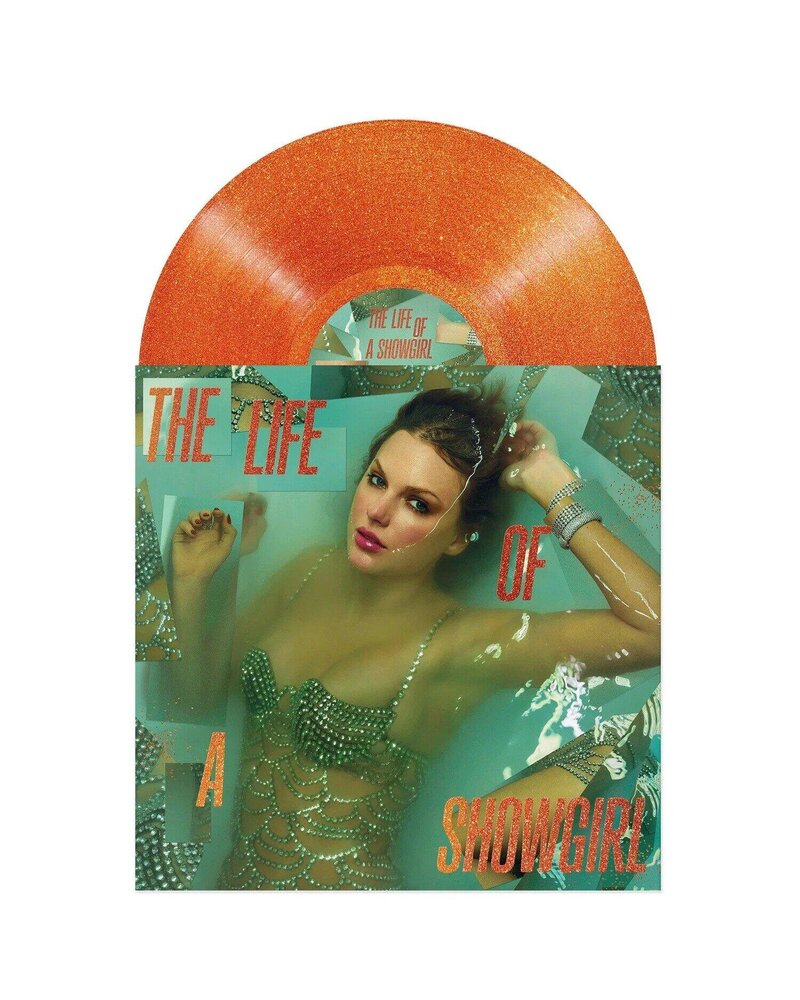 Taylor Swift – The Life Of A Showgirl (vinilo plokštelė) — viršelis