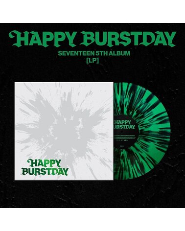 SEVENTEEN: Happy Burstday (Black Splatter & Evergreen LP) Vinyl Ver. (K-POP)