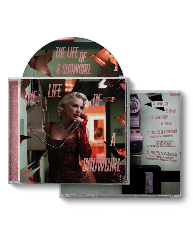 Taylor Swift – The Life Of A Showgirl (CD) — viršelis