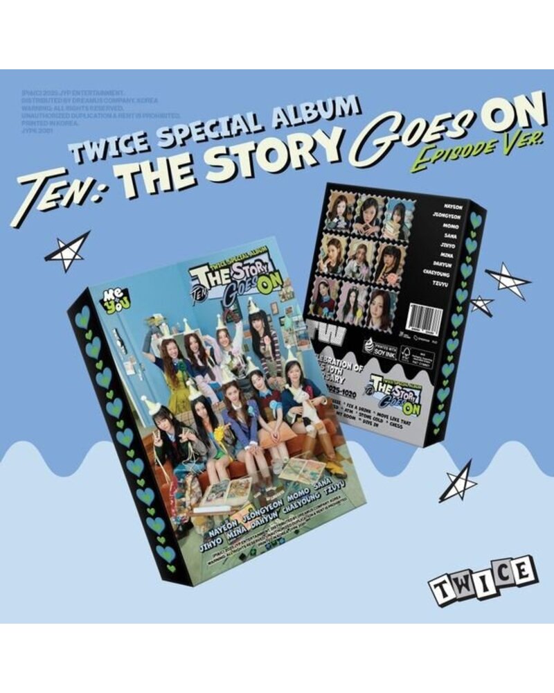 TWICE – Ten: The Story Goes On (K-pop) — viršelis