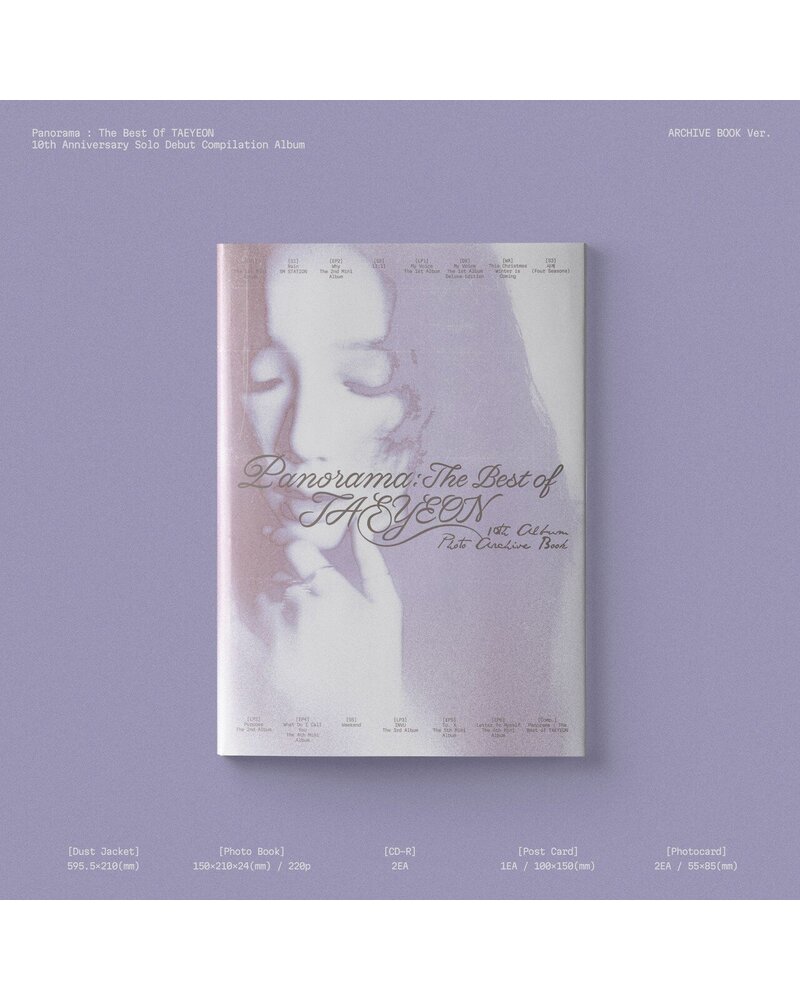 Taeyeon – Panorama: The Best Of (K-pop) — viršelis