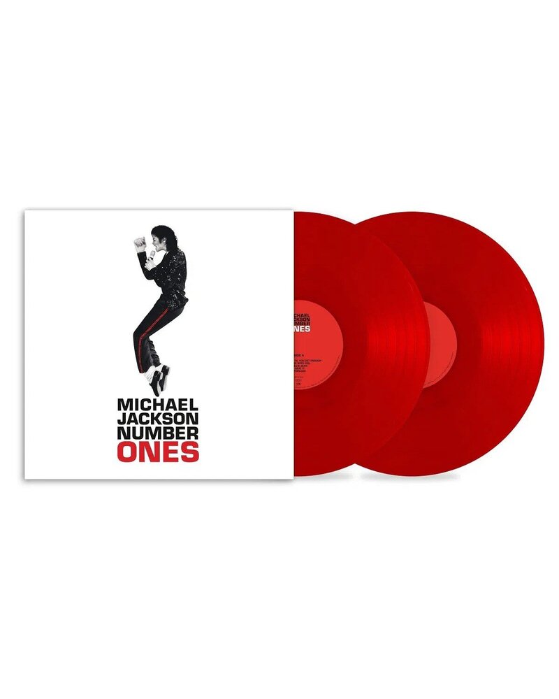 Jackson Michael — Number Ones (Red Vinyl) 2LP — viršelis