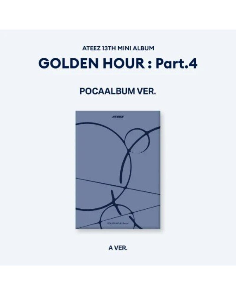 ATEEZ – Golden Hour Part.4 (Pocaalbum ver.) — viršelis