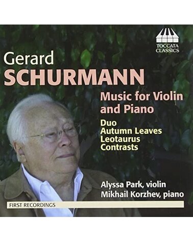 SCHURMANN GERARD: MUSIC FOR VIOLIN AND PIANO CD
