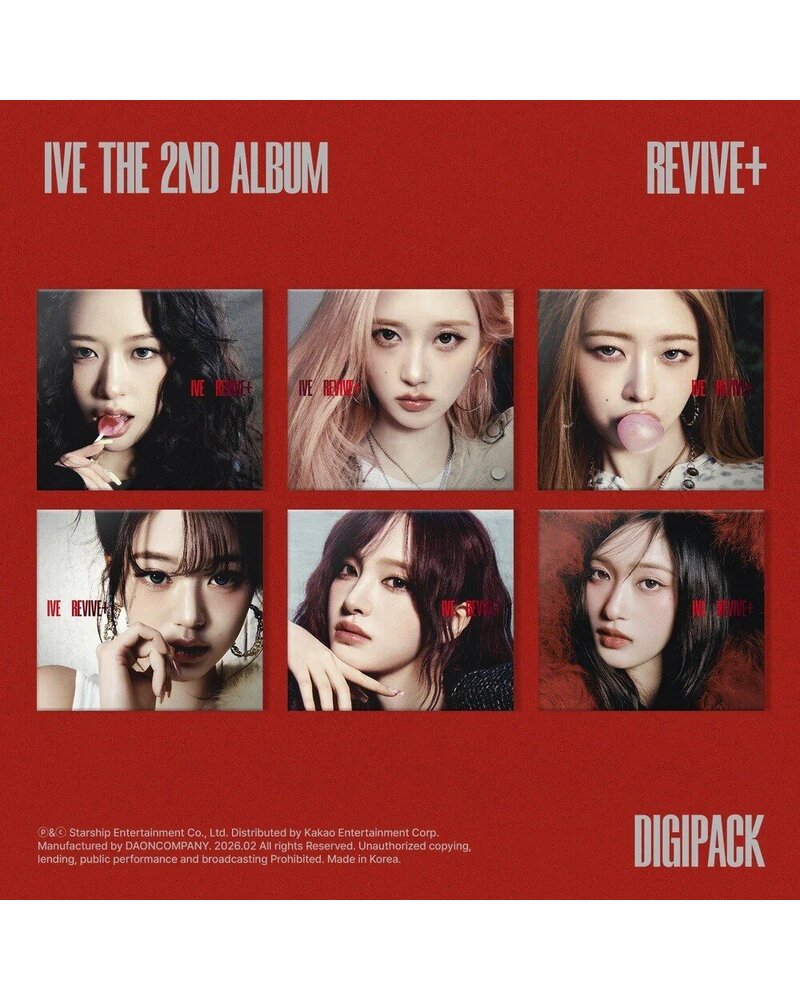 IVE – Revive+ (Random Digipack ver.) (K-pop) — viršelis