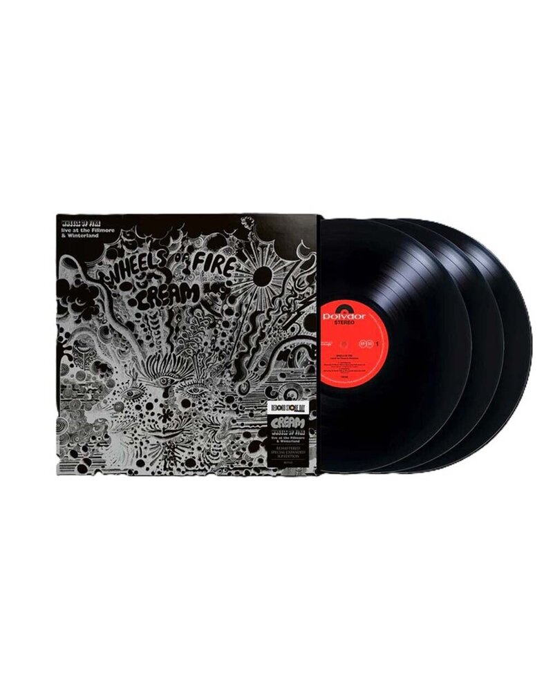 CREAM — WHEELS OF FIRE: LIVE AT THE FILLMORE & WINTERLAND LP | RSD 2026 — viršelis